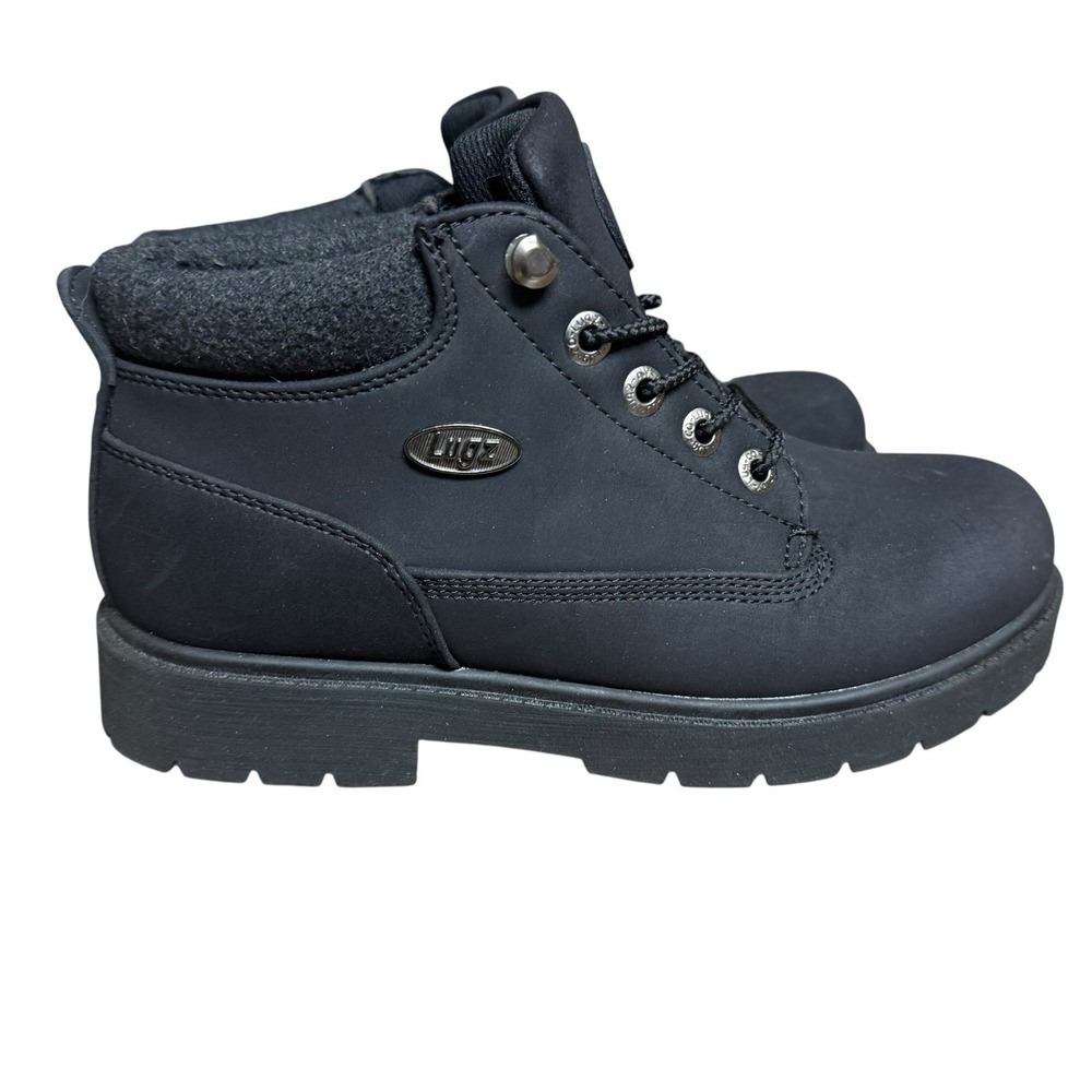 Lugz Women's Black Ankle Boots Size 8.5 WDRLXD001 Nubuck Work Casual